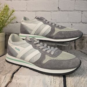 GOLA CLASSICS WOMENS DAYTONA SNEAKERS LIGHT GREY/ASH/WHITE SIZE 9